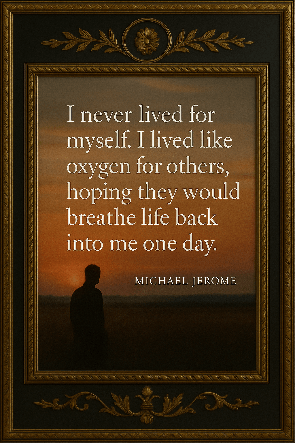 A reflection from Letters of Us