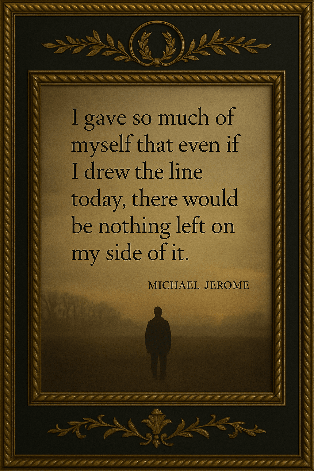 A reflection from Letters of Us