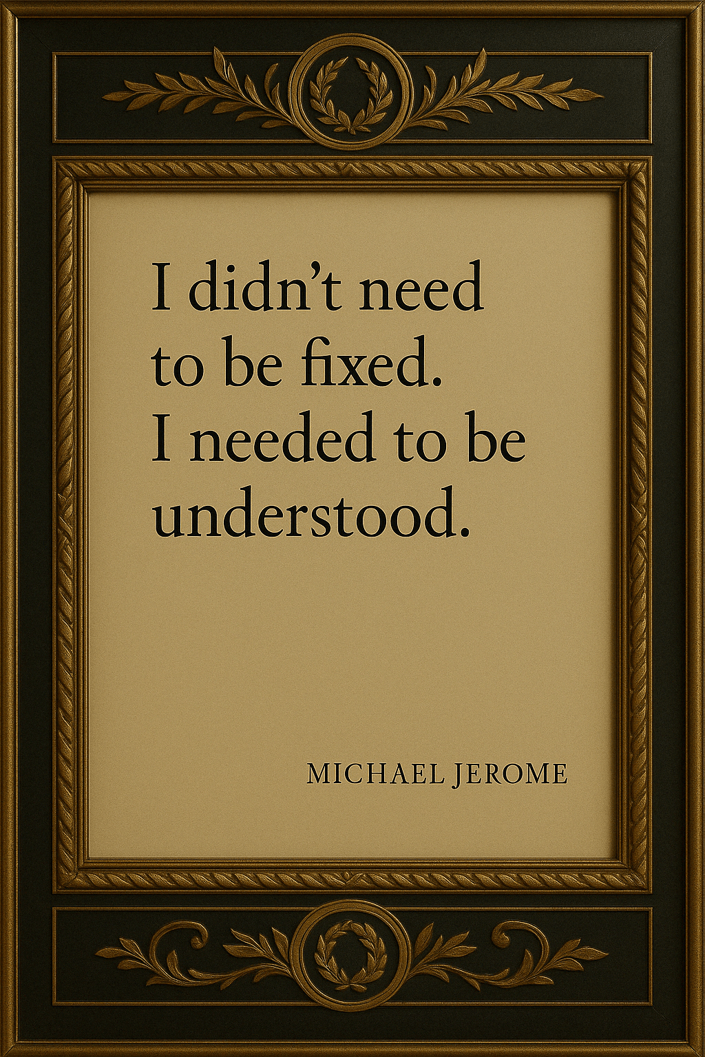 A reflection from Letters of Us